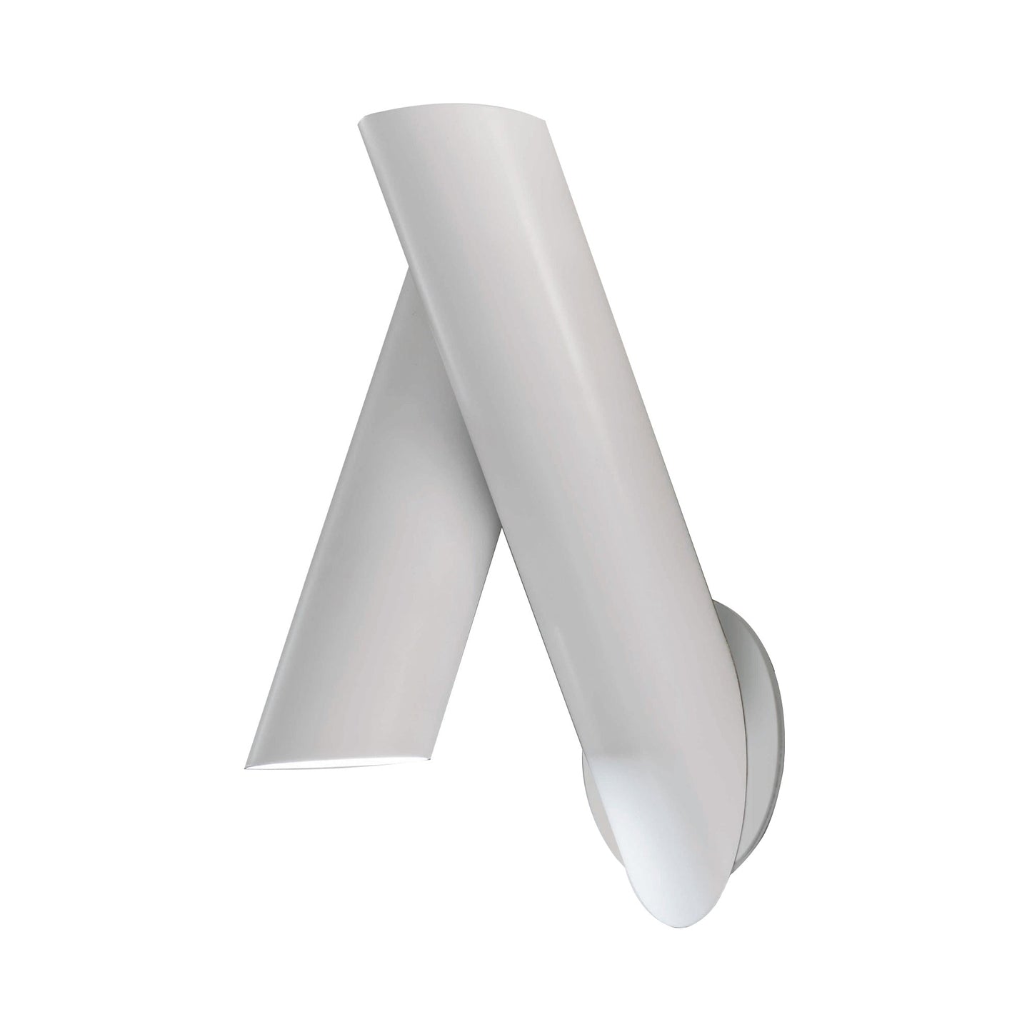 Tubes Large LED Wall Light in White/White.