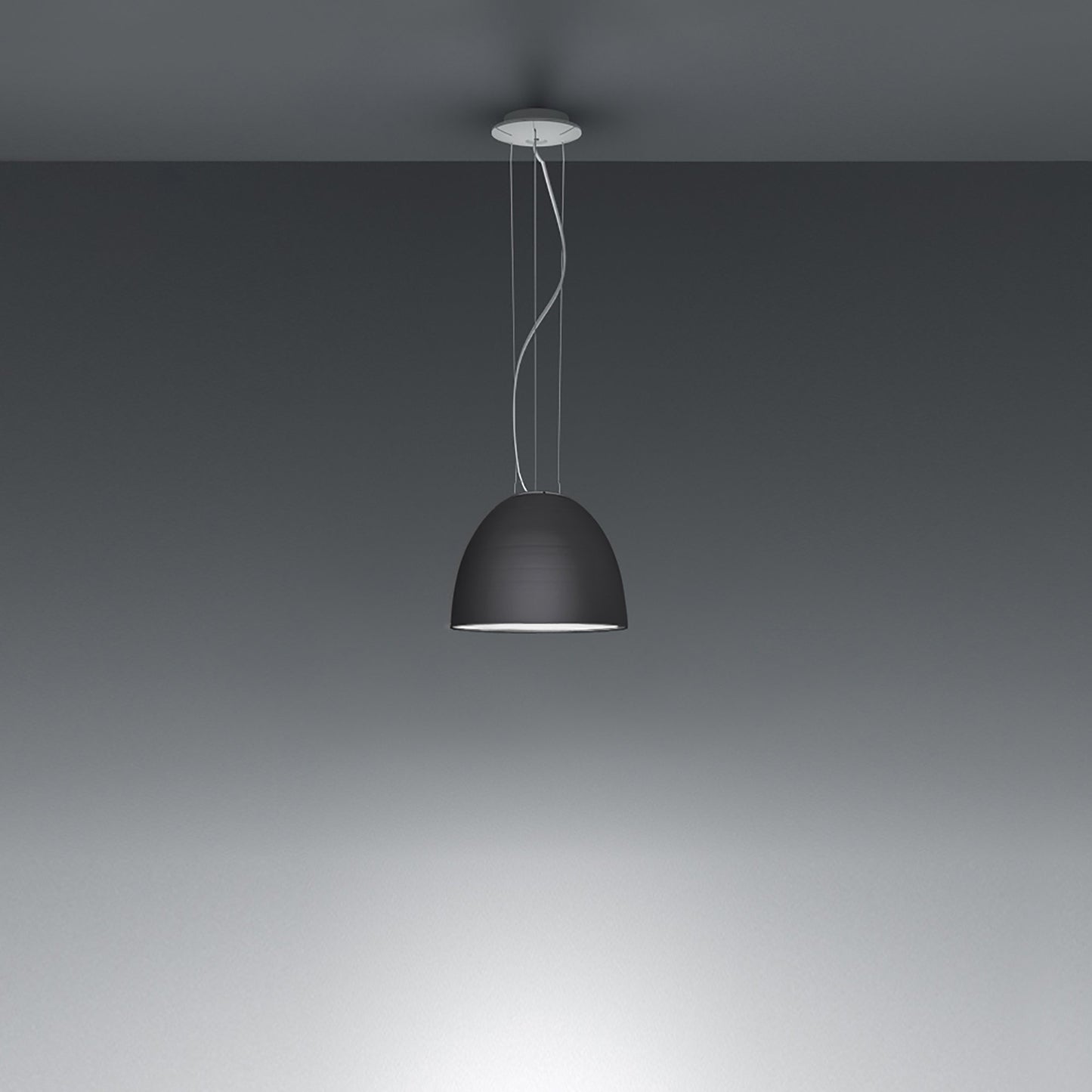 Nur Mini Suspension Light in Anthracite Grey/Standard/LED.