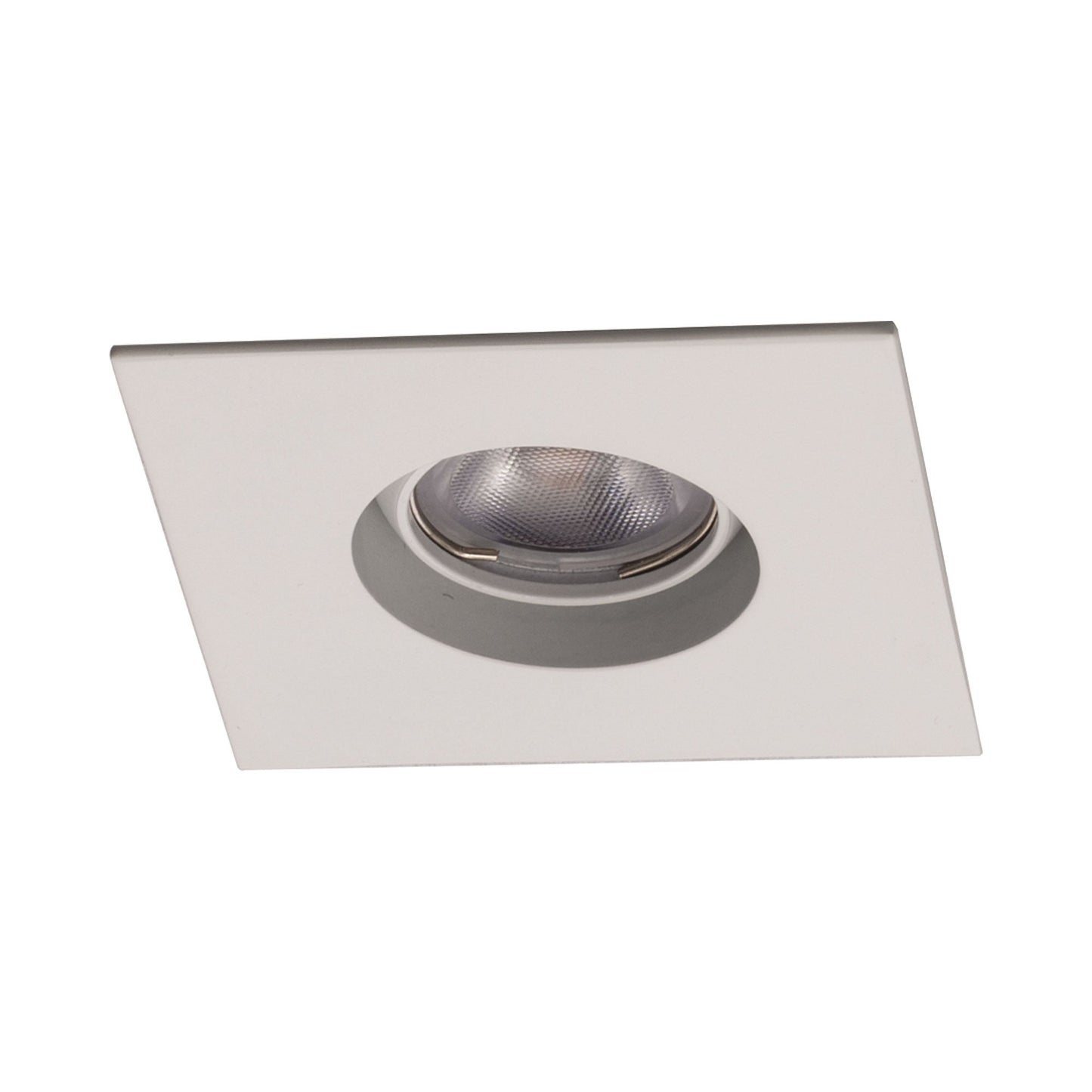 Ocularc 1.0 Square Adjustable LED Recessed Trim in White.