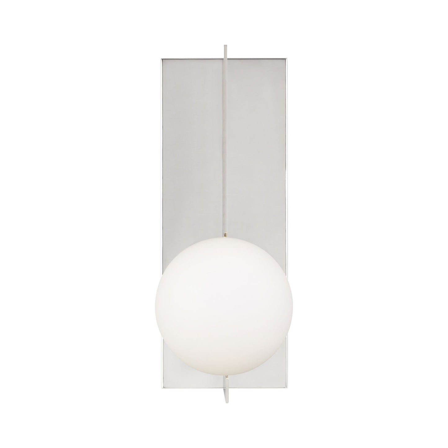 Orbel Wall Light in Polished Nickel.