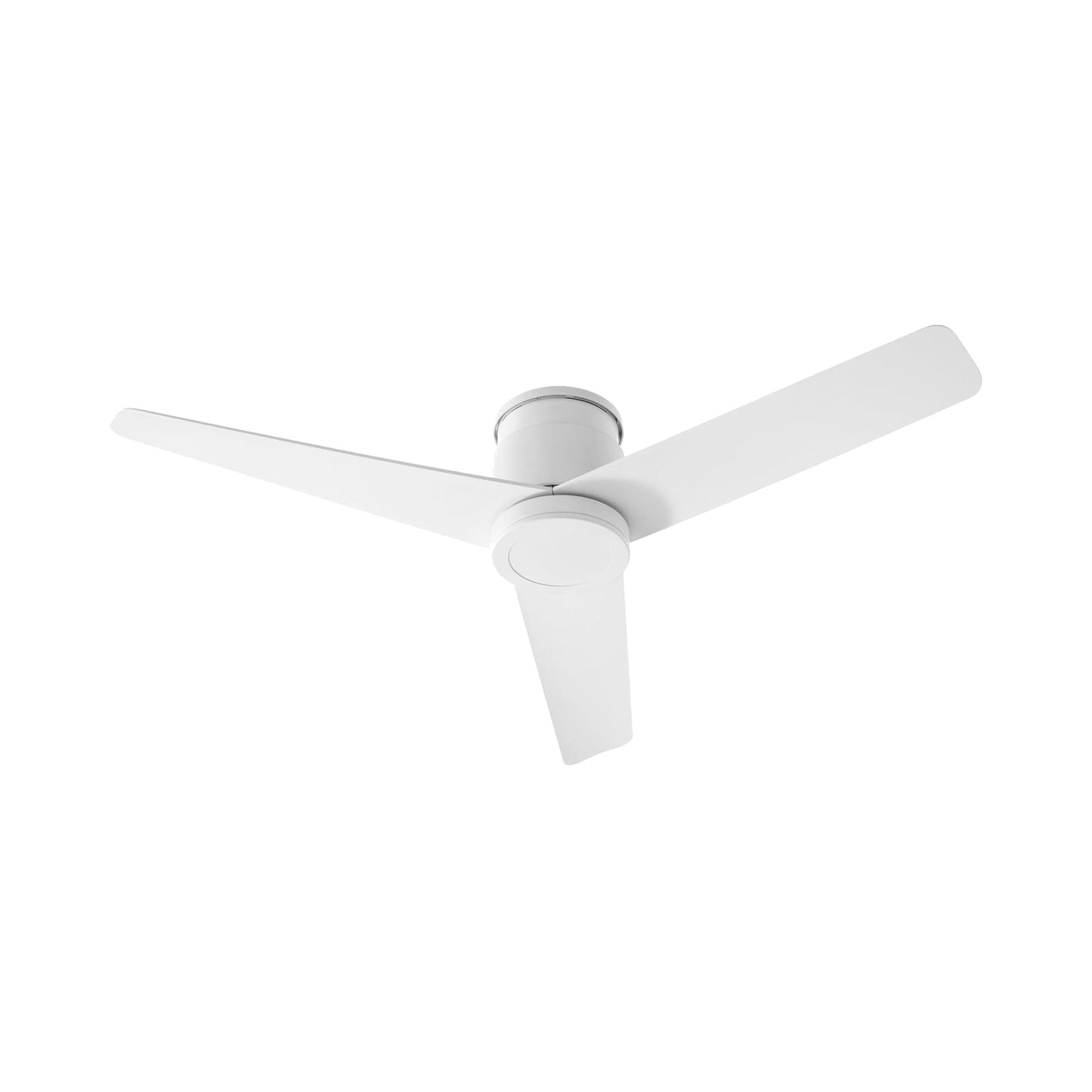 Adora Outdoor Flushmount Ceiling Fan in White.