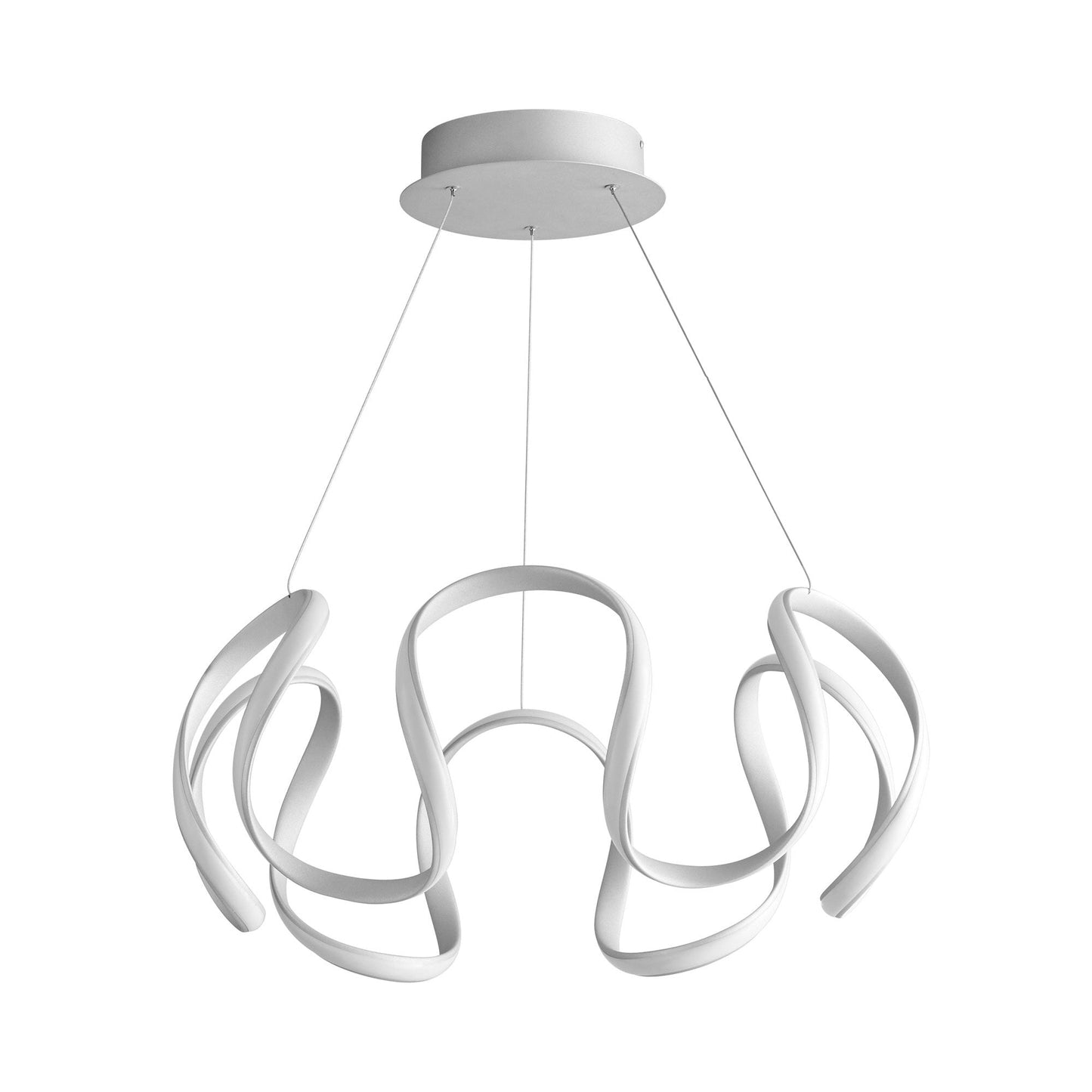 Cirro LED Pendant Light in Silver Graphite (Large).