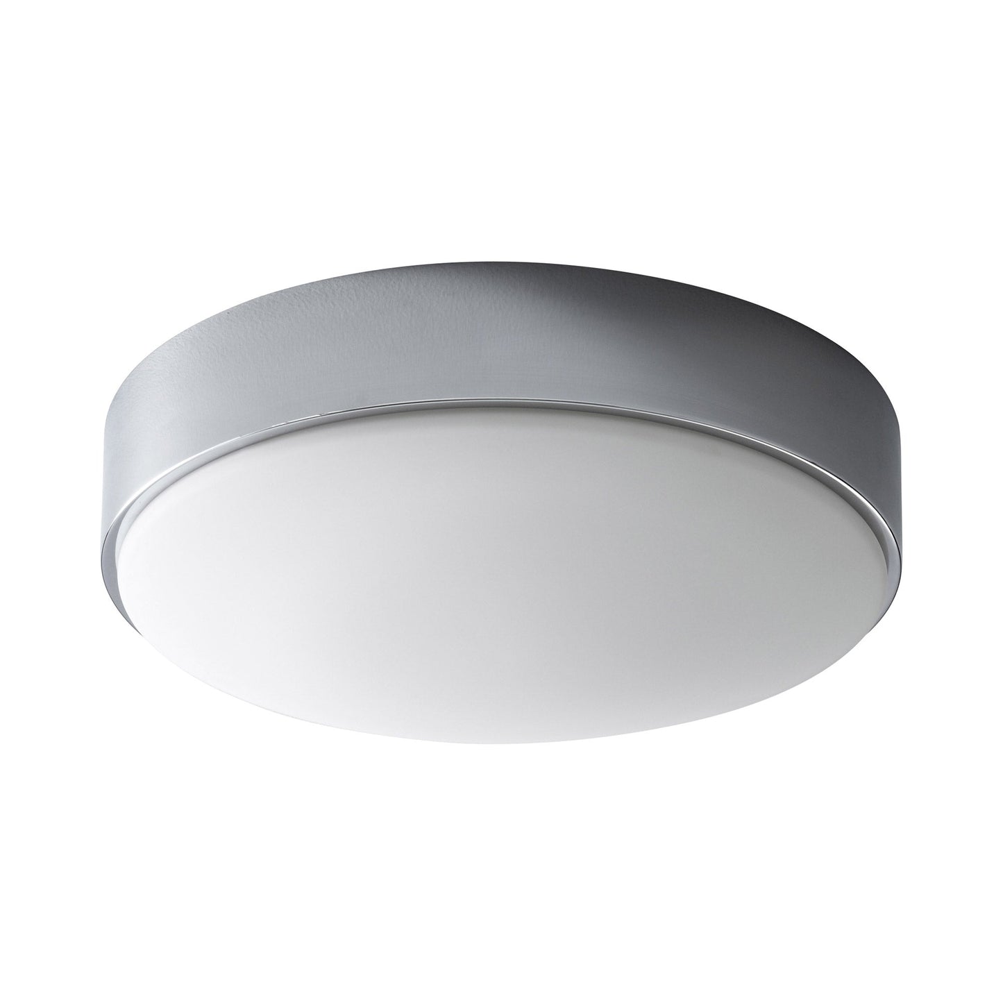 Journey LED Flush Mount Ceiling Light in Glass/Polished Chrome (14-Inch).