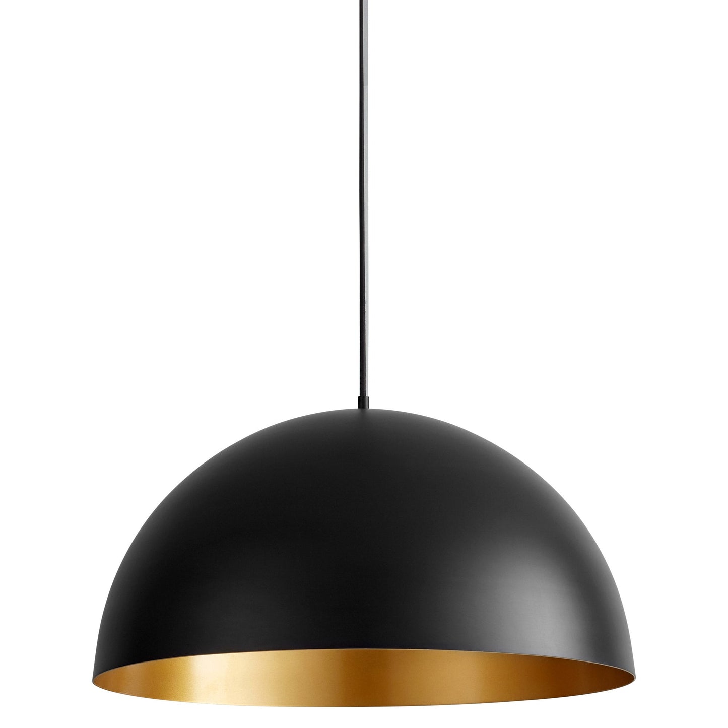 Lucci LED Pendant Light in Black (23-Inch).