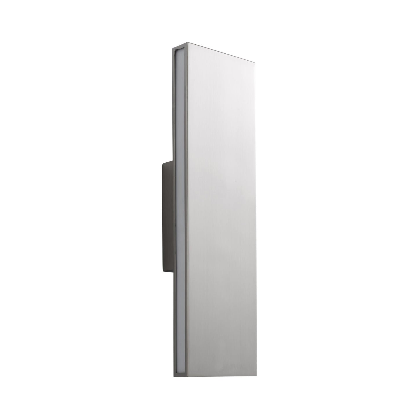 Profile LED Wall Light in Satin Nickel.