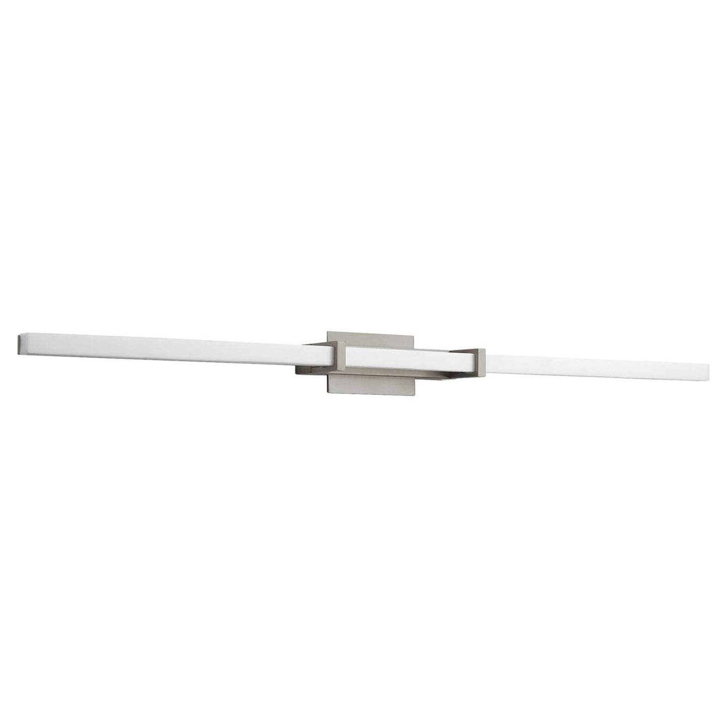 Wand LED Vanity Wall Light in Satin Nickel.