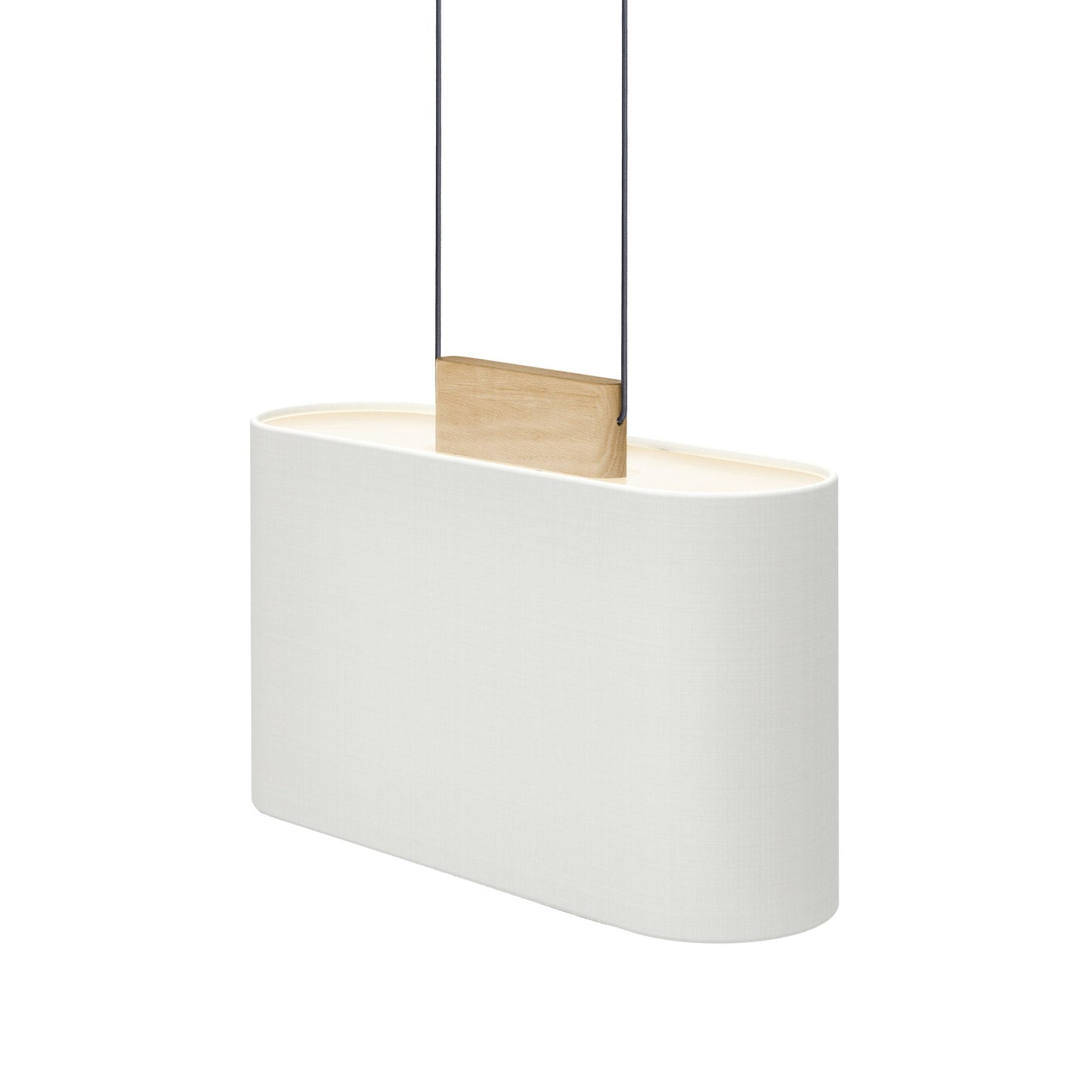 Belmont LED Pendant Light in White.
