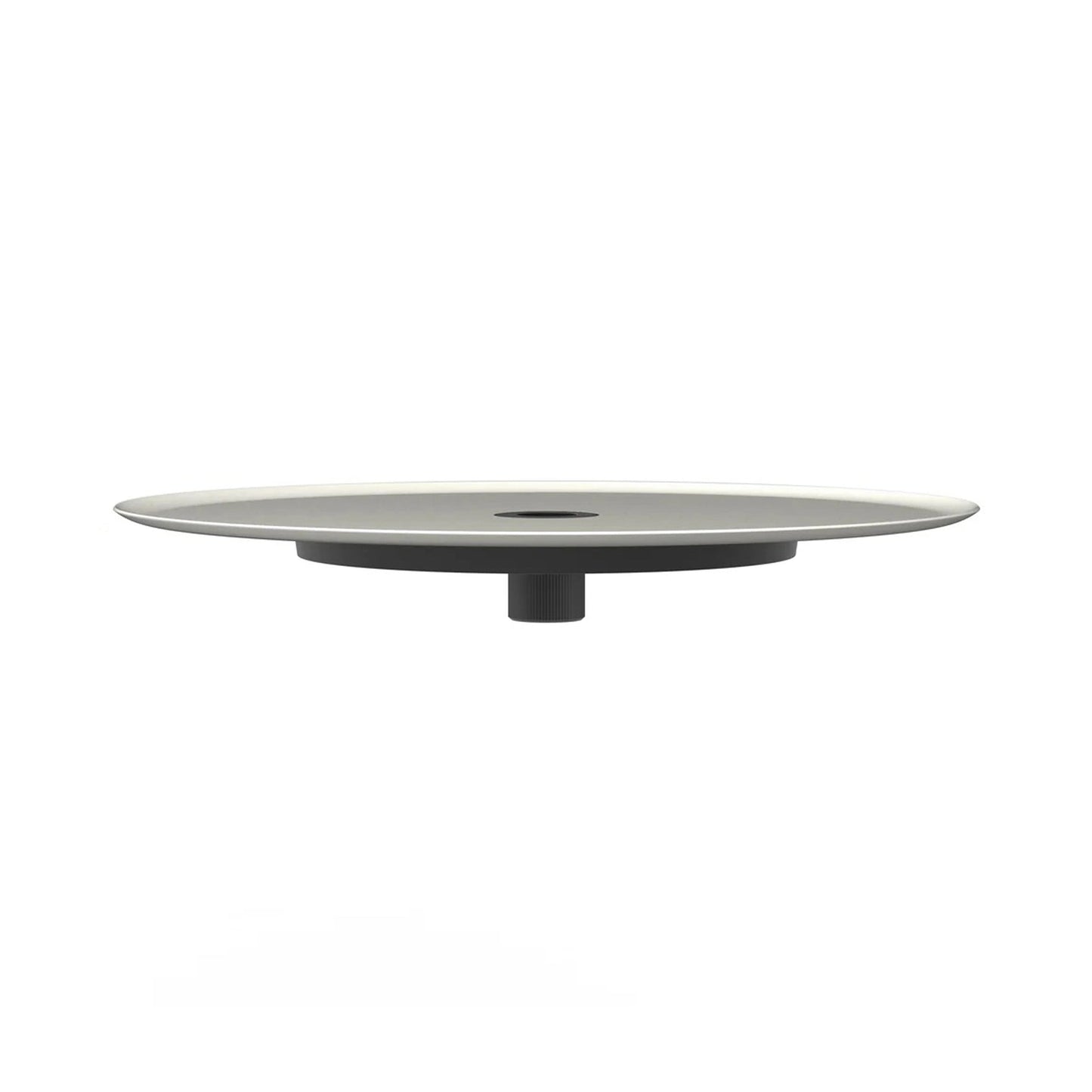 Nivel Module with Pedestal Tray in White.