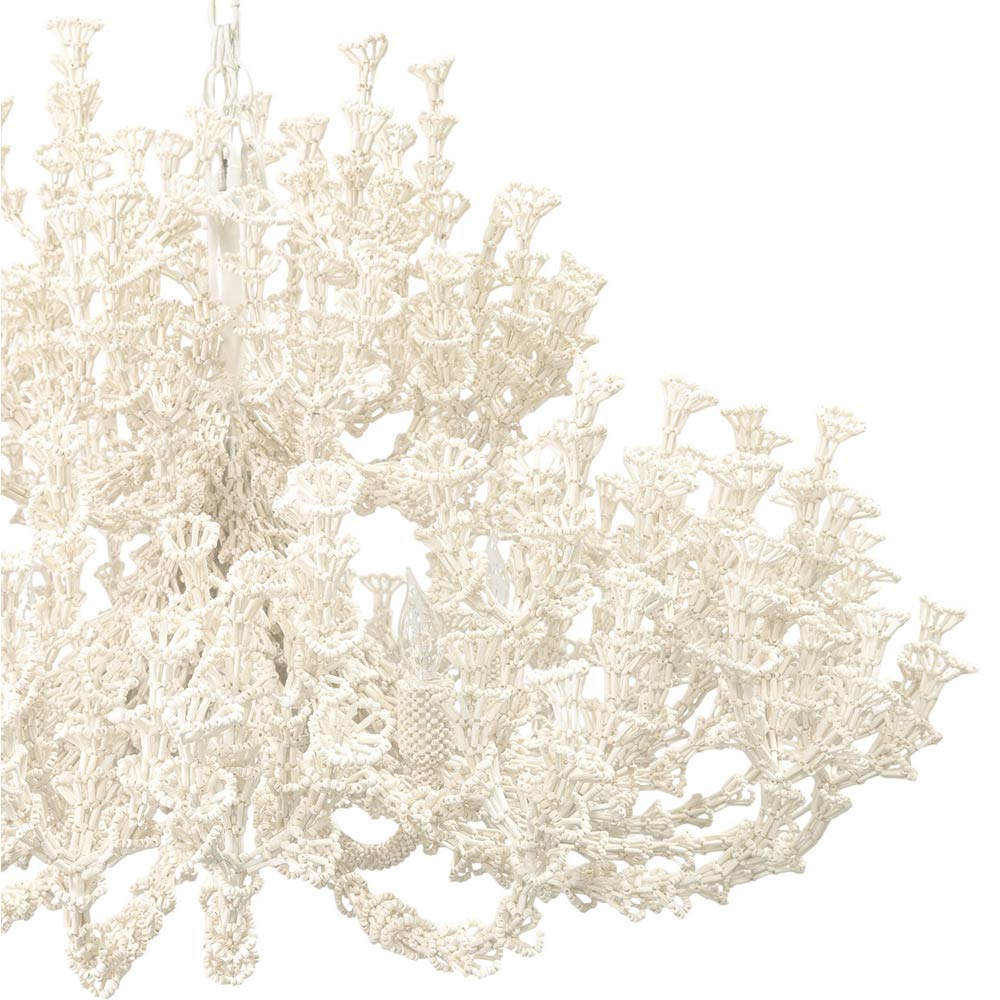 Seychelles Chandelier in Detail.