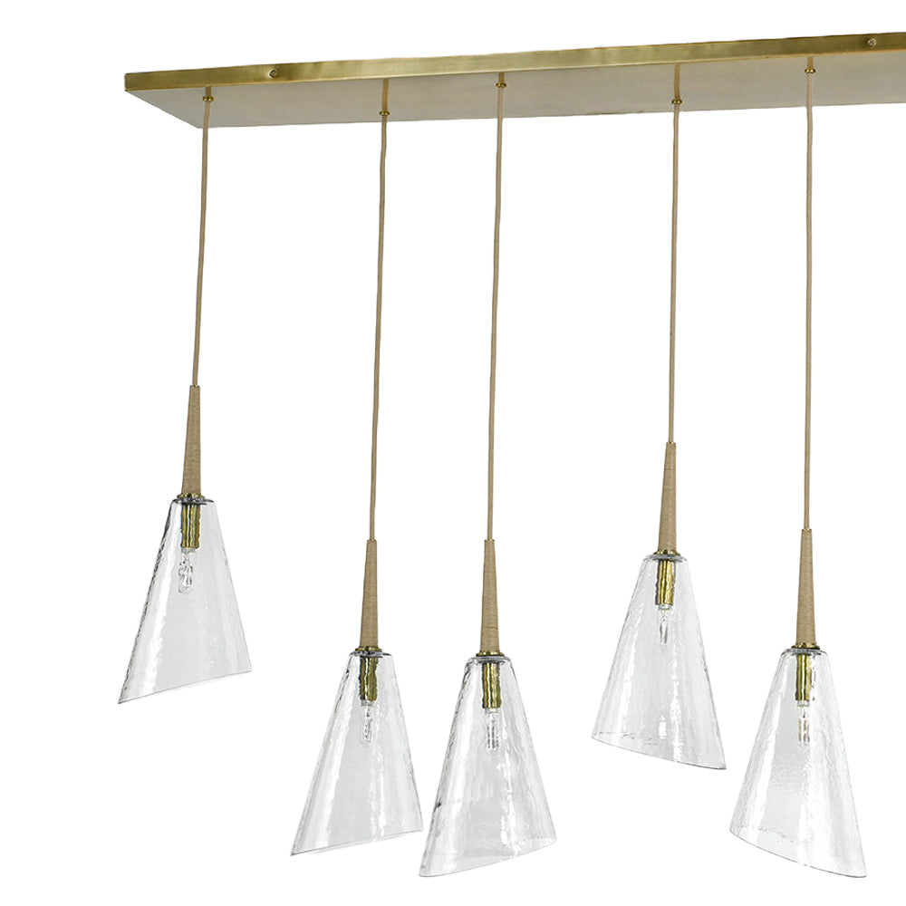 Veraldi Linear Chandelier in Detail.