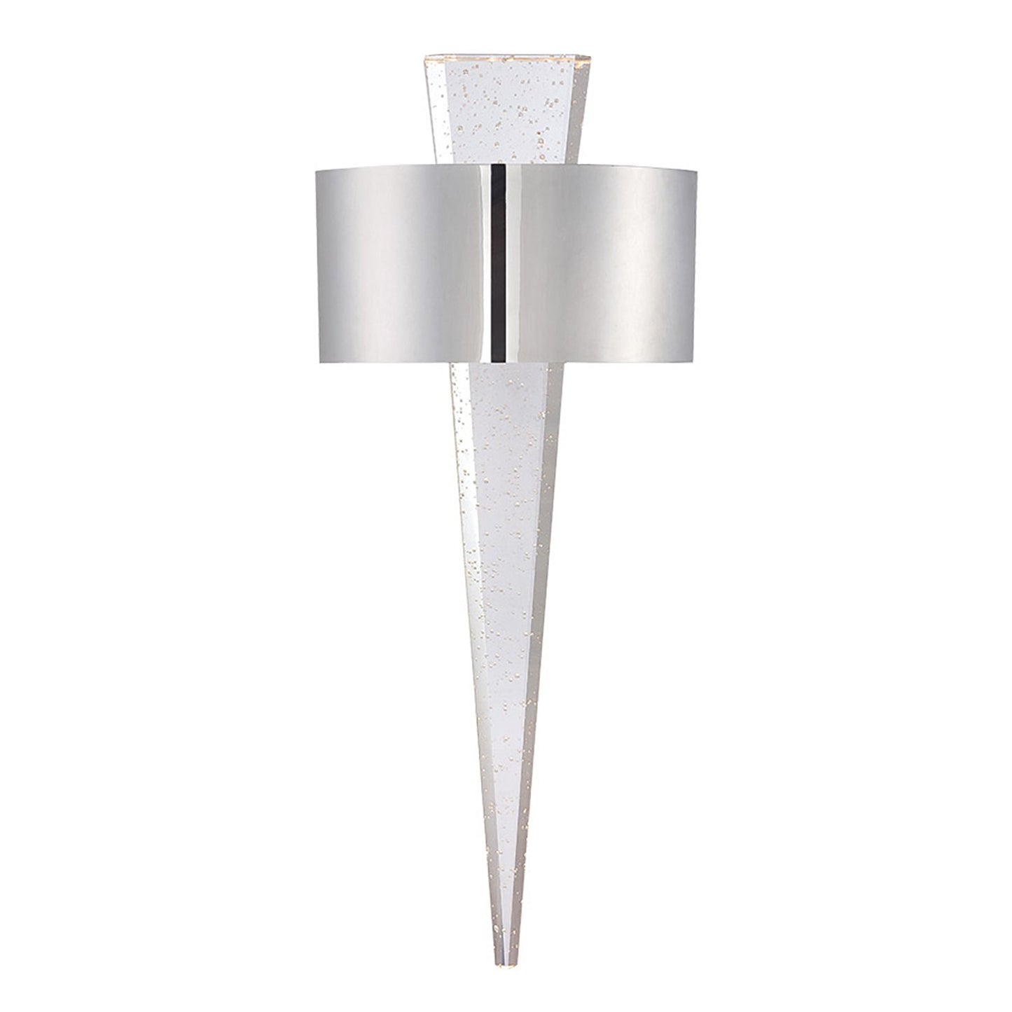 Palladian LED Wall Light in Polished Nickel.