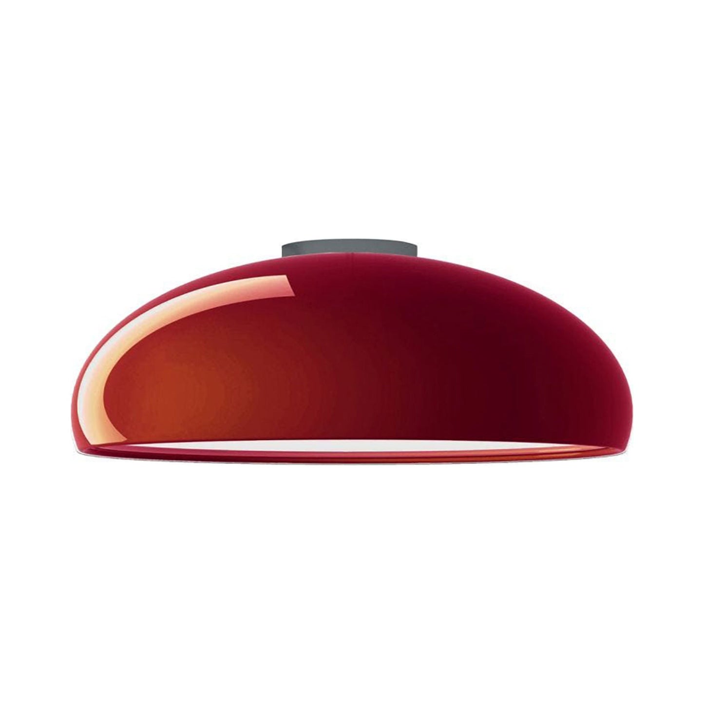 Pangen Flush Mount Ceiling Light in Red.