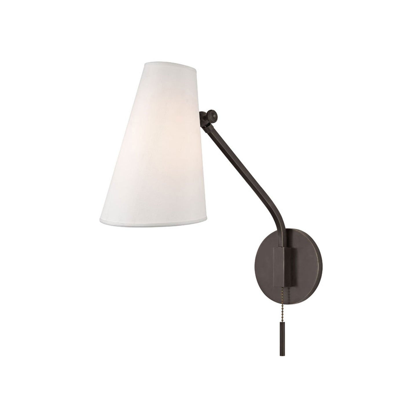 Patten Swing Arm Wall Light in Old Bronze.