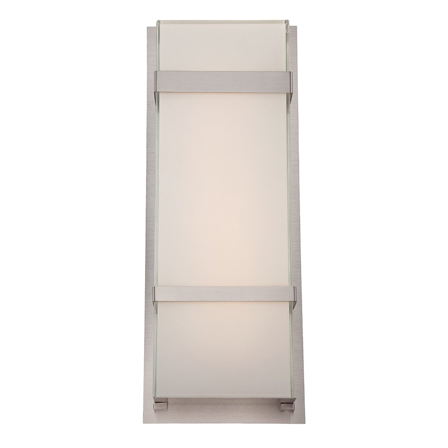 Phantom Outdoor LED Wall Light in Large/Stainless Steel.