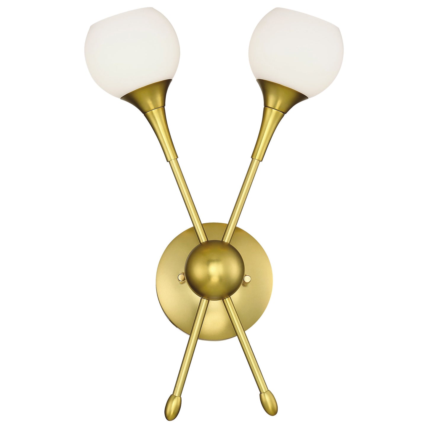 Pontil Wall Light in Honey Gold.