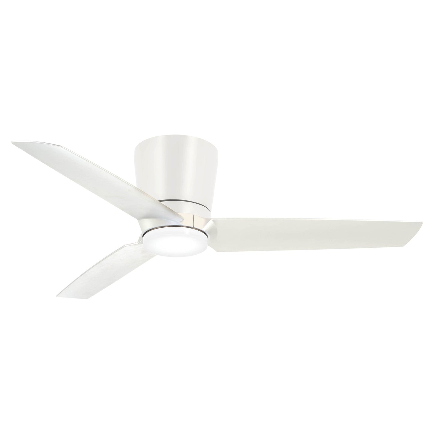 Pure LED Ceiling Fan in Flat White.