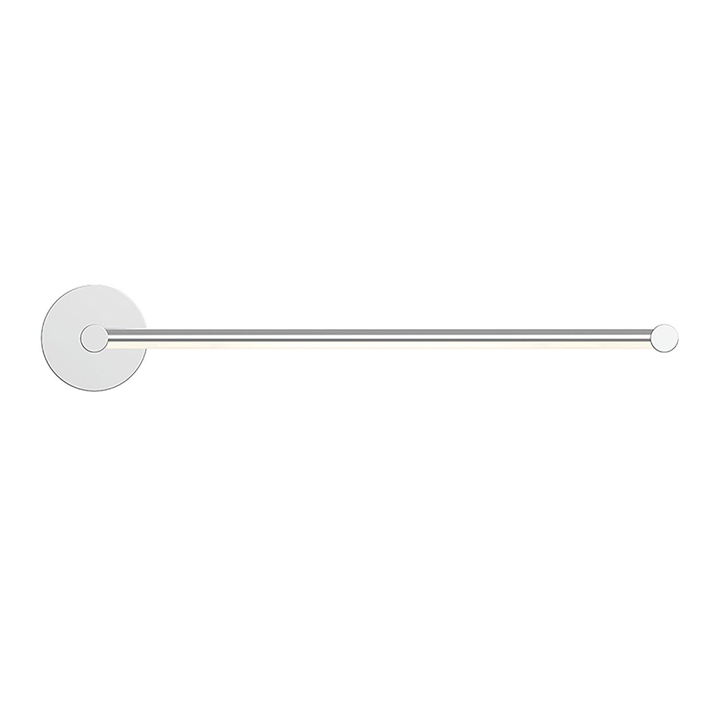 Purolinear 360™ Single Linear LED Wall Light in Polished Chrome.