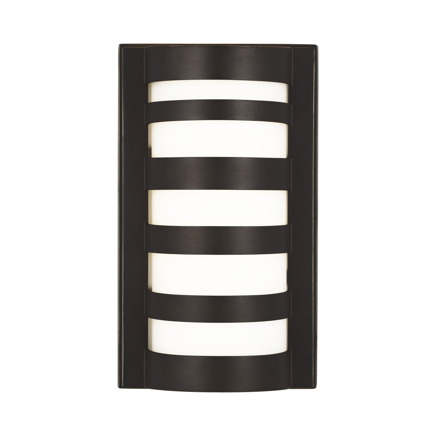 Rebay Outdoor LED Wall Light in Small/Antique Bronze.