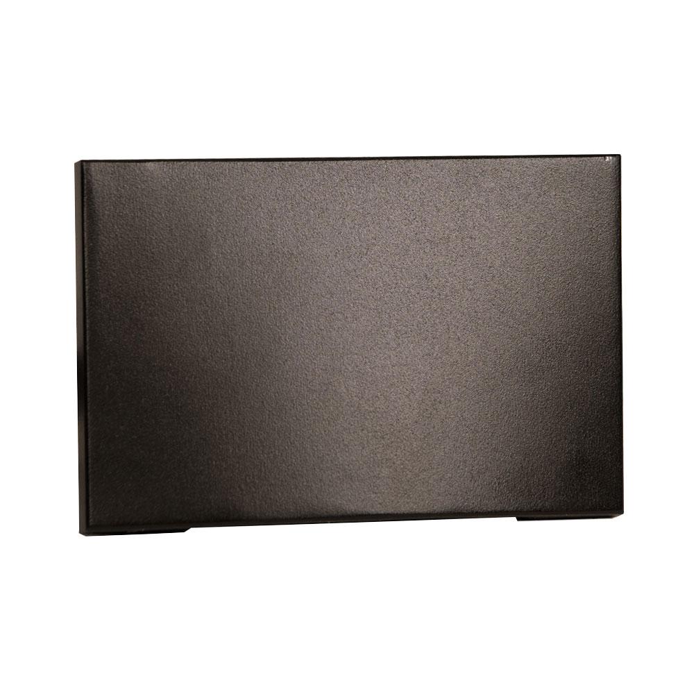 Rectangle LED Step / Wall Light in Bronze on Aluminum.