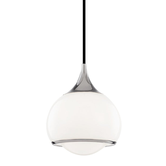 Reese Pendant Light in Polished Nickel (Small).