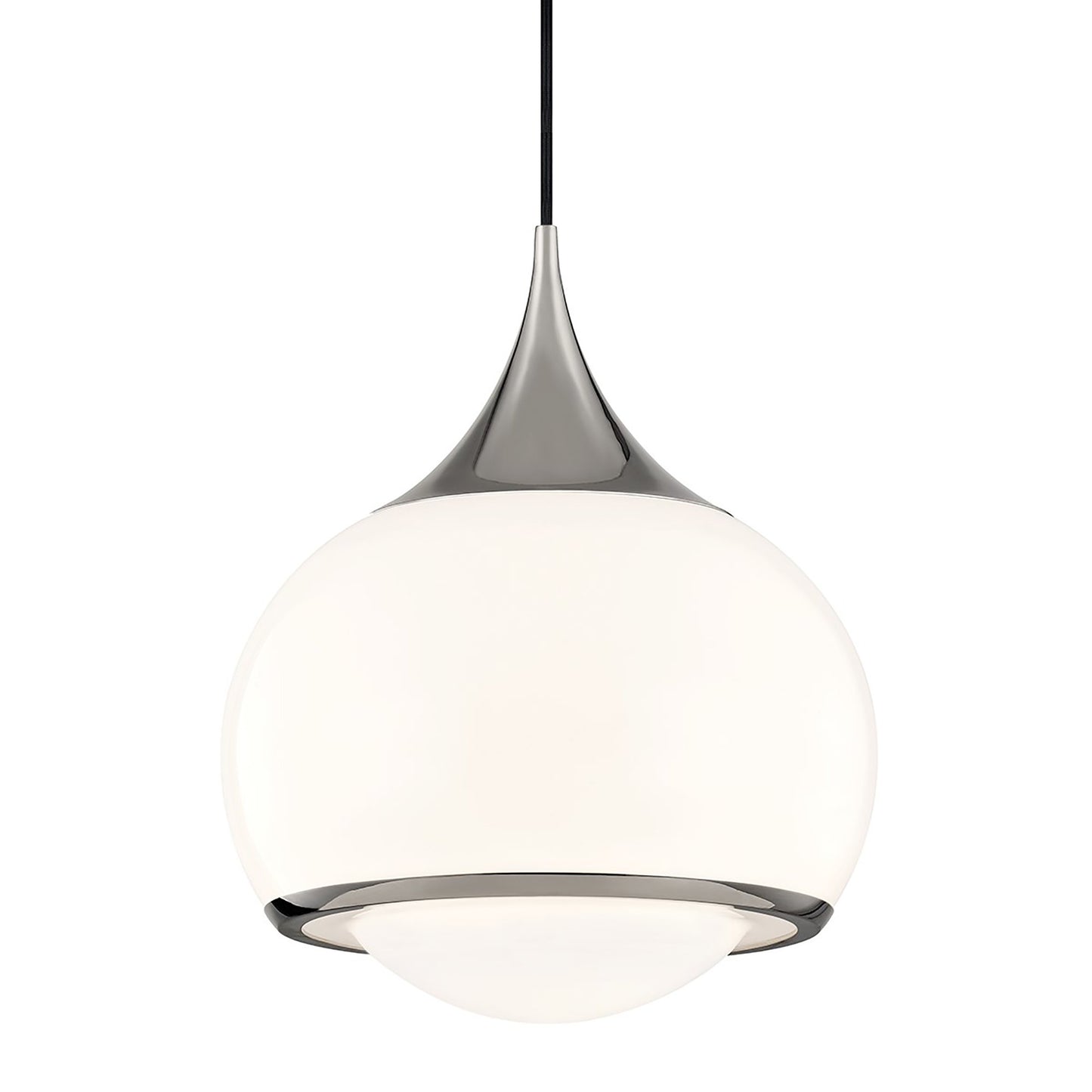 Reese Pendant Light in Polished Nickel (Large).