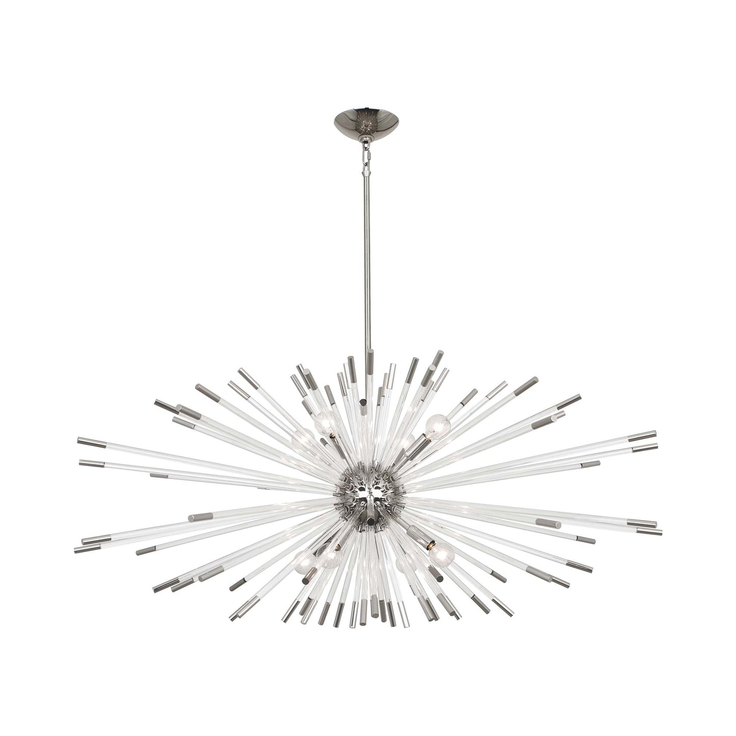 Andromeda Chandelier in Polished Nickel (Horizontal).