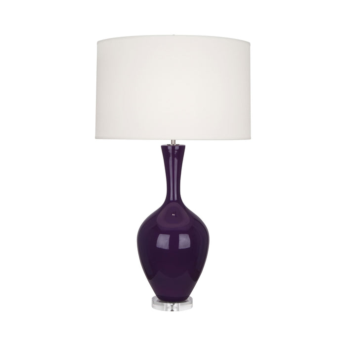 Audrey Table Lamp in Amethyst.