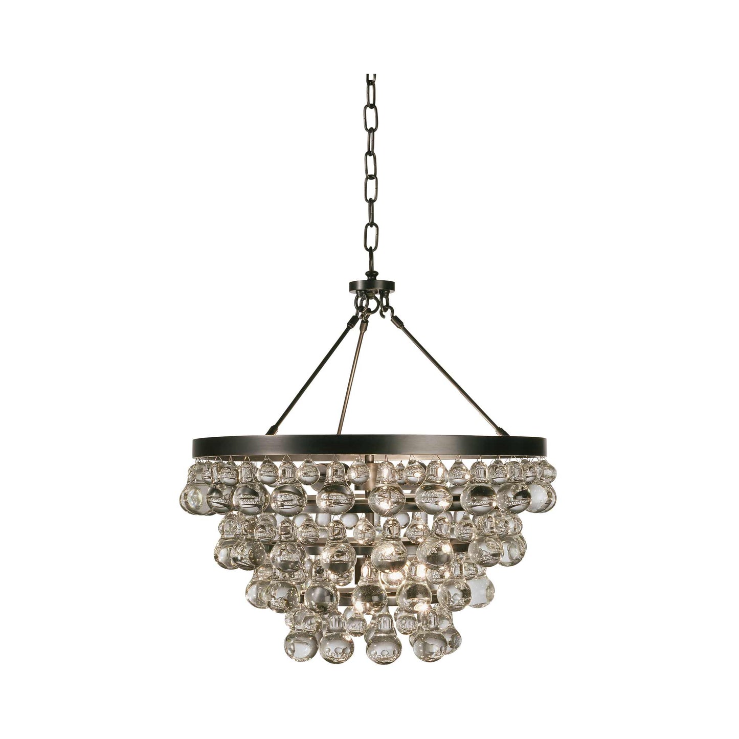 Bling Chandelier in Deep Patina Bronze.