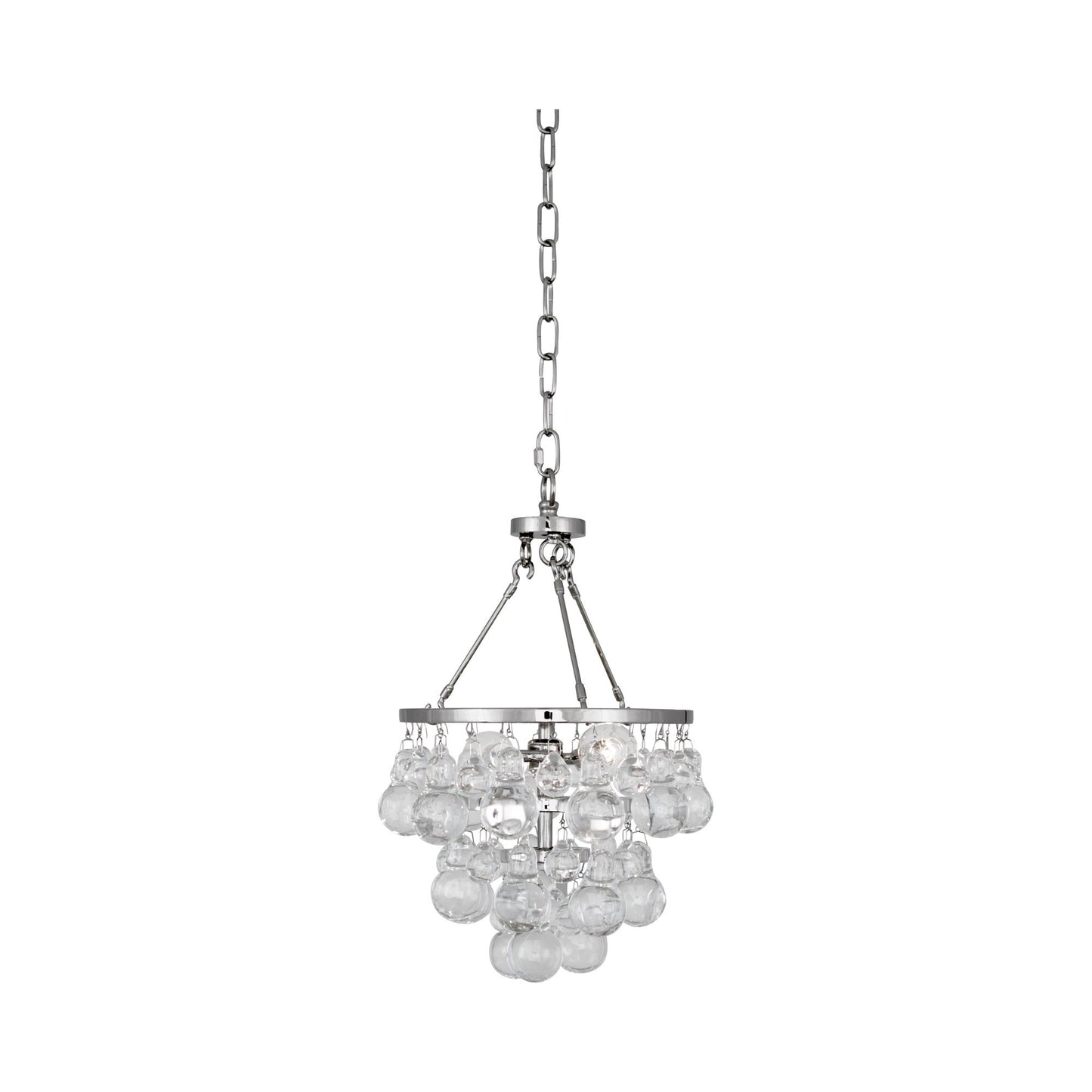 Bling Pendant Light in Polished Nickel.