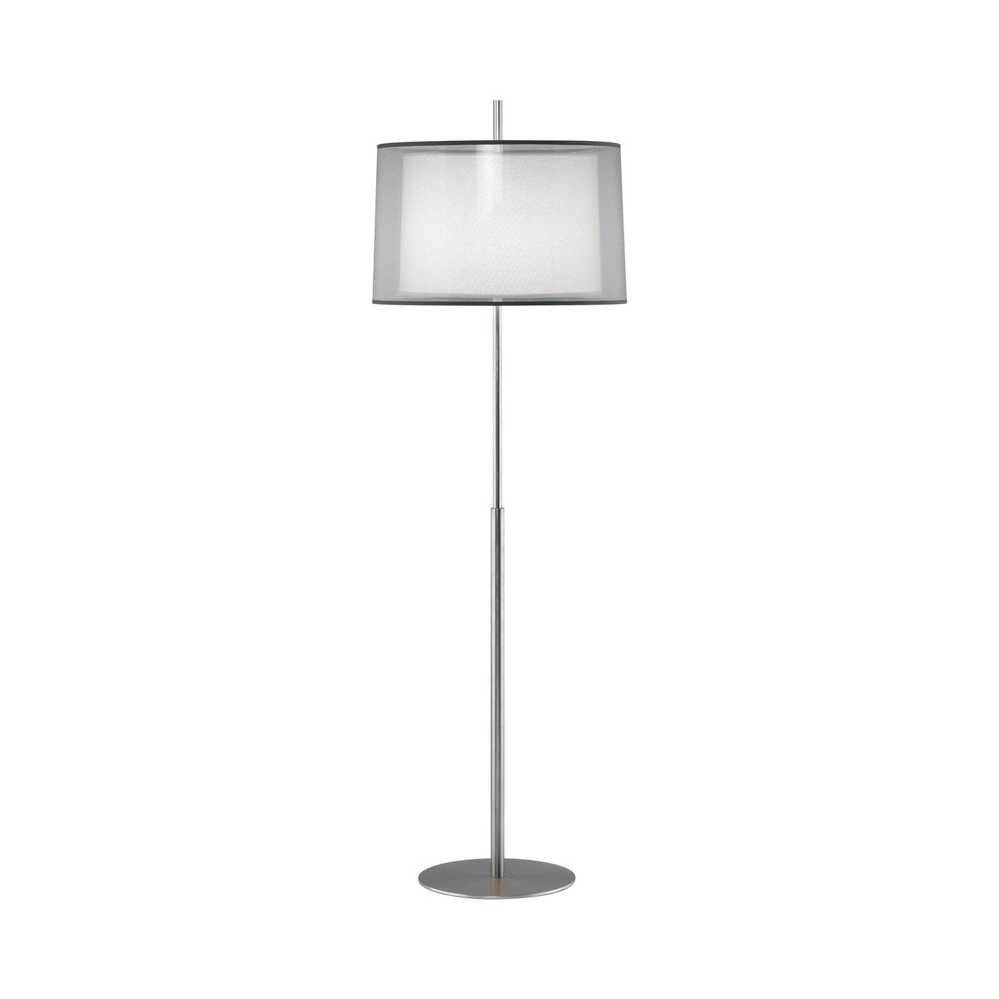 Saturnia Floor Lamp in Stainless Steel.