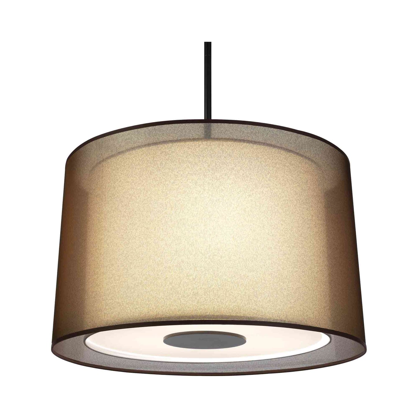 Saturnia Pendant Light in Deep Patina Bronze.