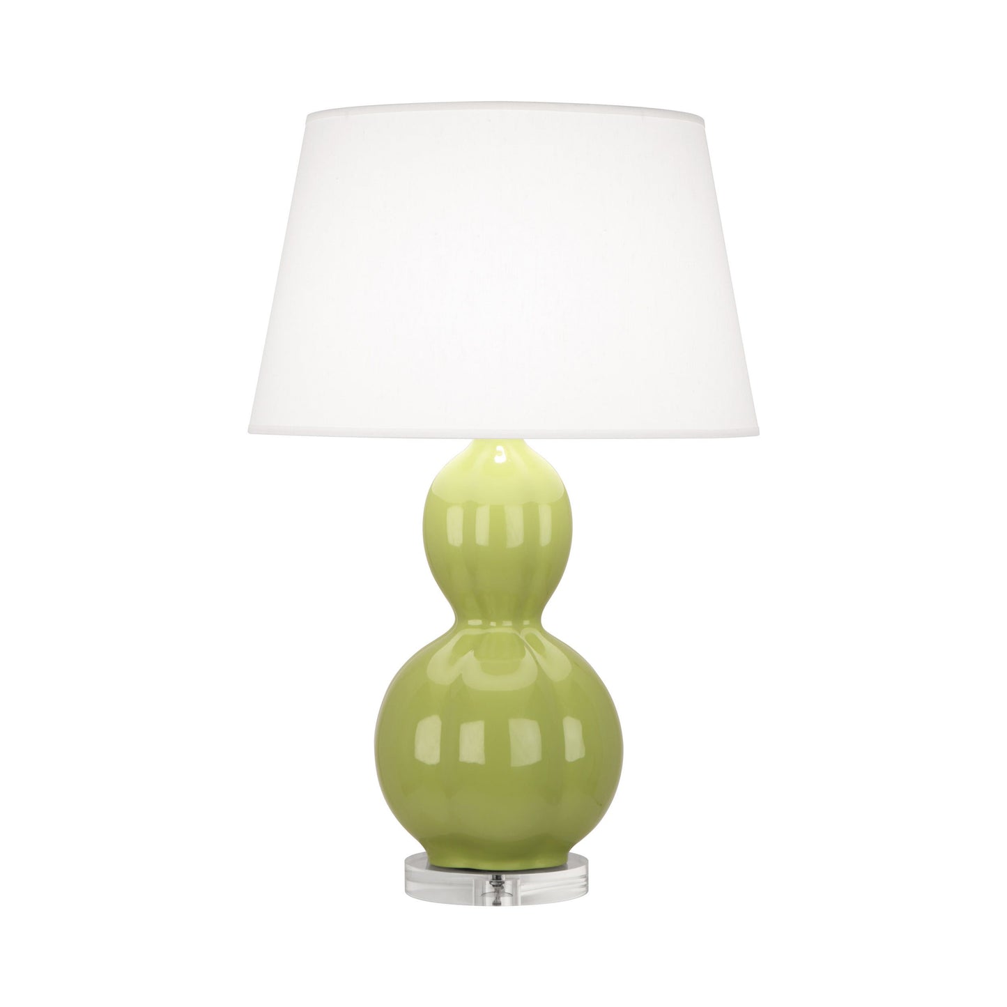 Williamsburg Randolph Table Lamp in Muted Chartreuse.