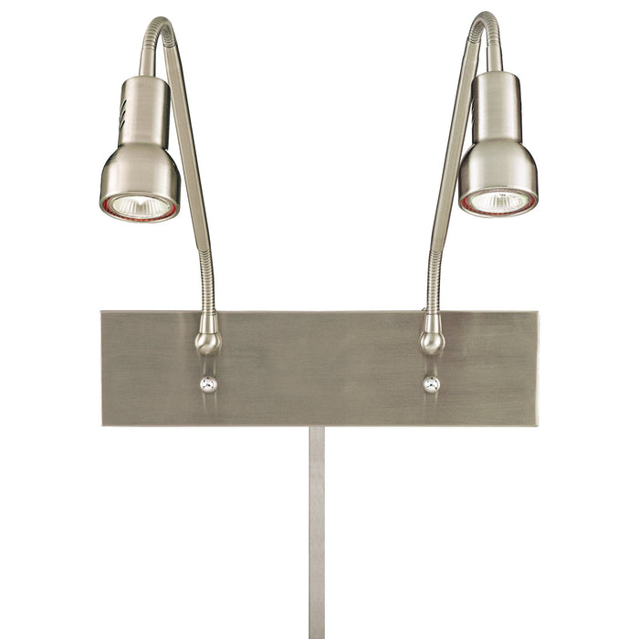 Save Your Marriage LED Wall Light in Brushed Nickel (2-Light).