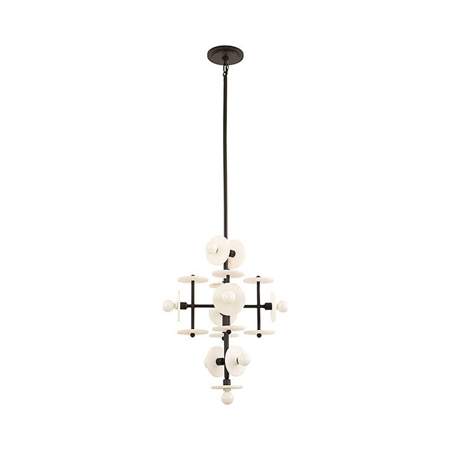 Amani Pendant Light in Detail Black Cashmere.