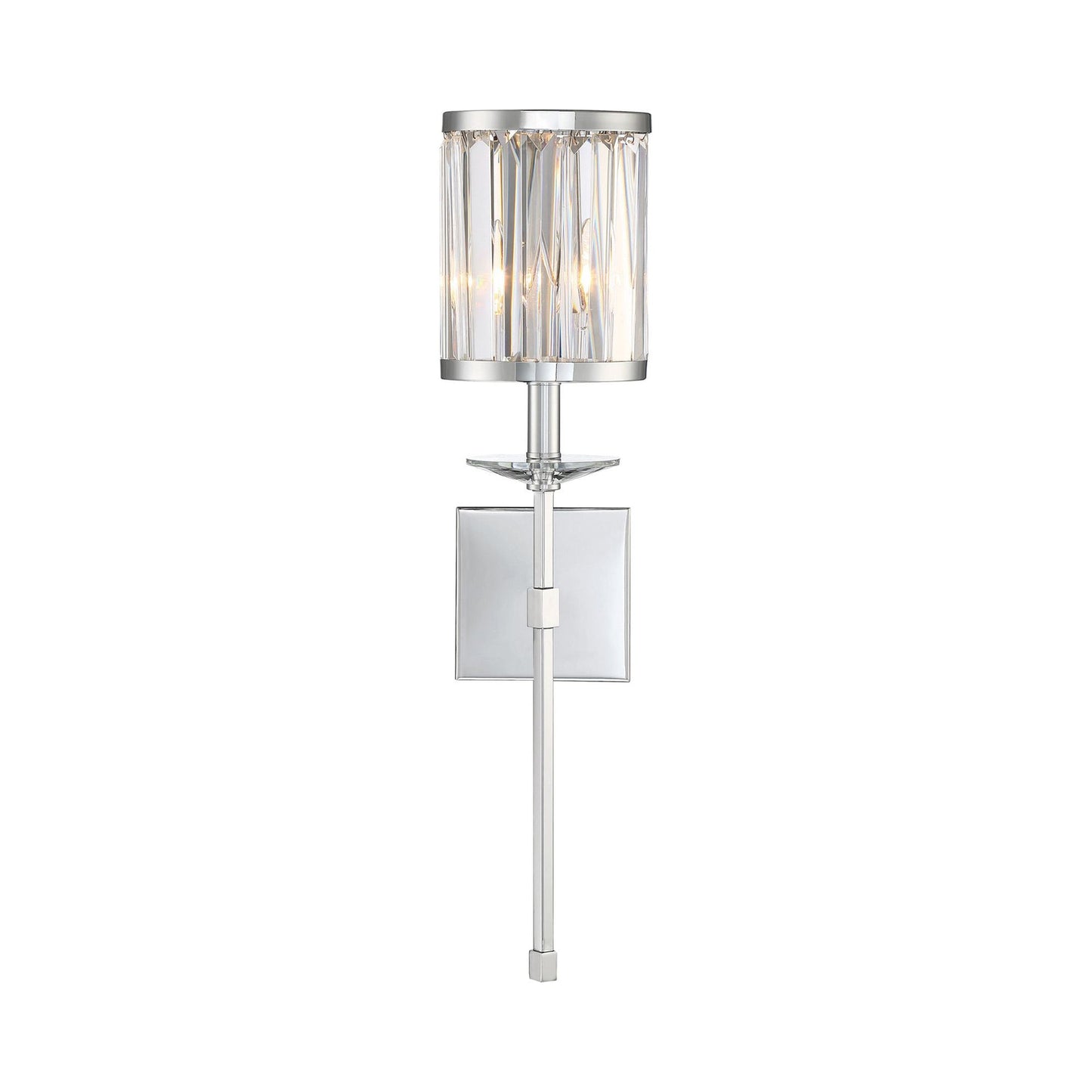 Ashbourne Bath Wall Light in Polished Chrome.