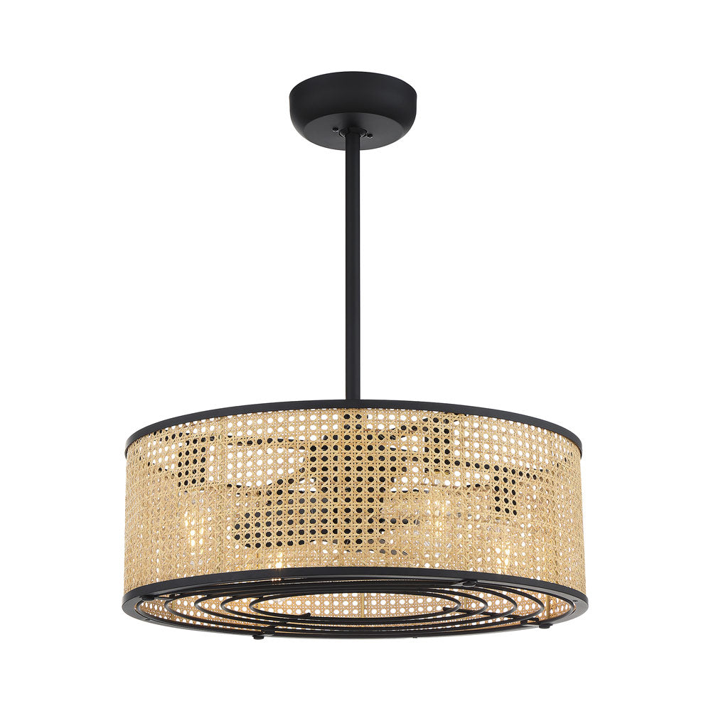 Astoria Fan D'Lier in Matte Black.