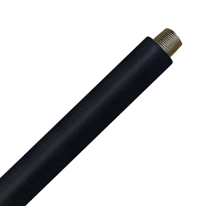 Savoy House Extension Downrod in Black.