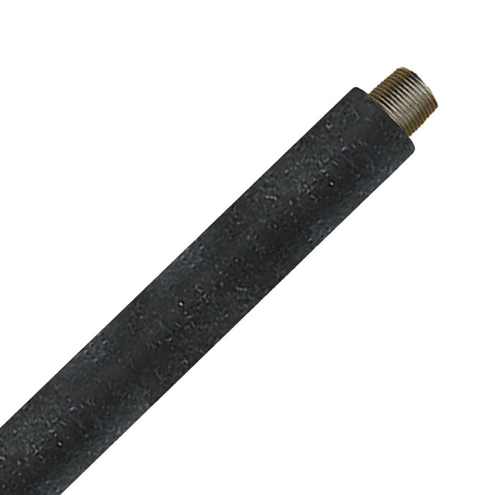 Savoy House Extension Downrod in Black Steel.