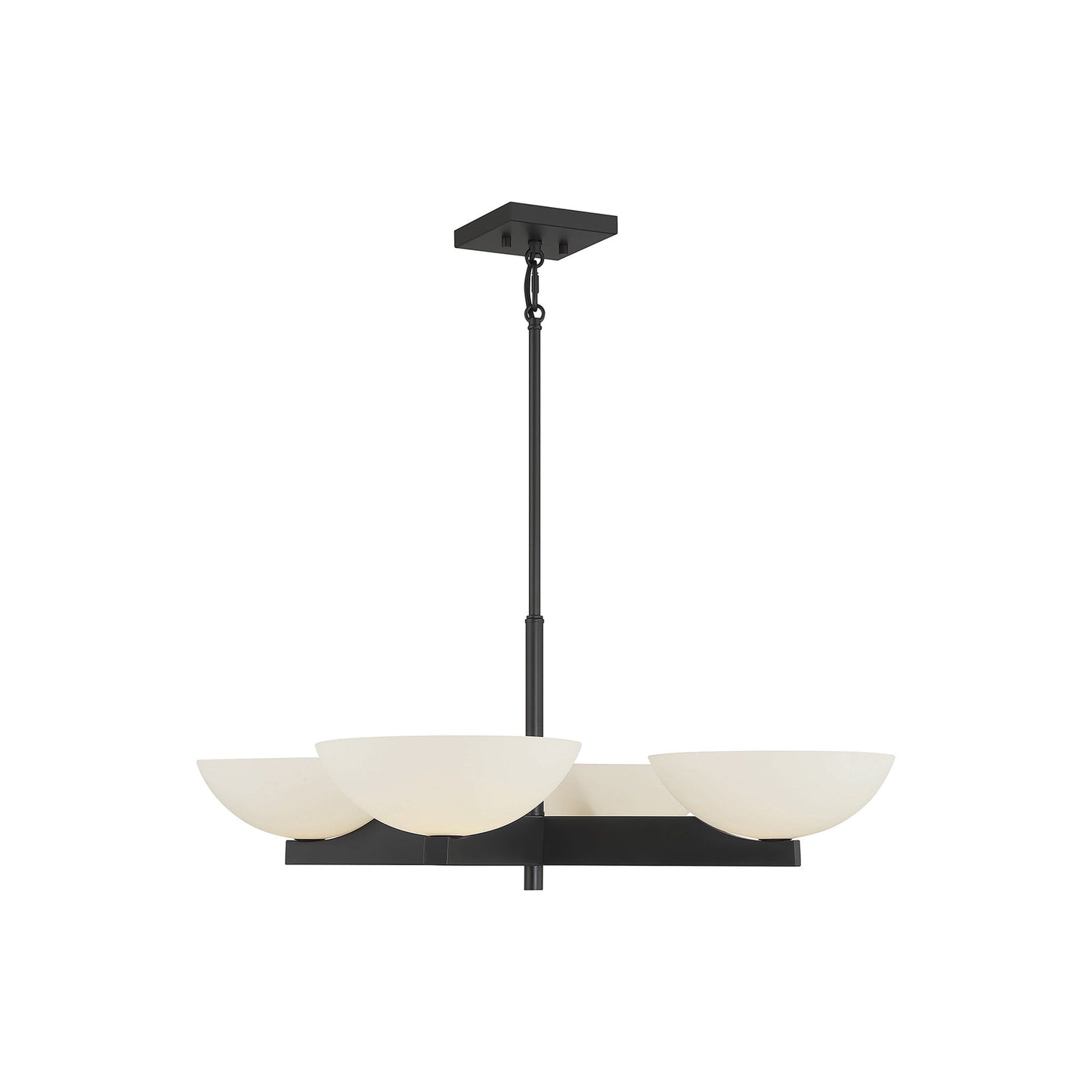Fallon Chandelier in Matte Black.