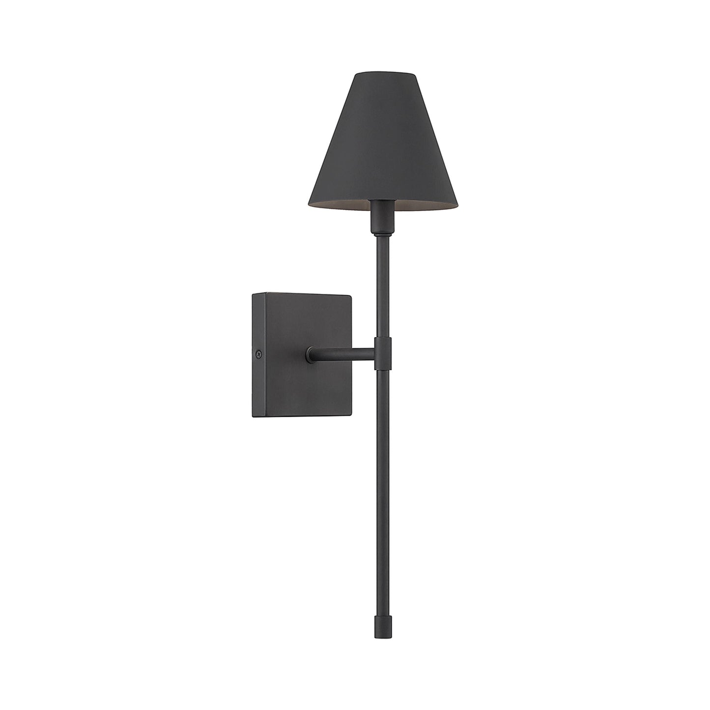 Jefferson Wall Light in Matte Black.
