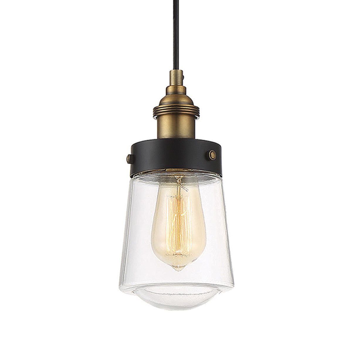 Macauley Mini Pendant light in detail.