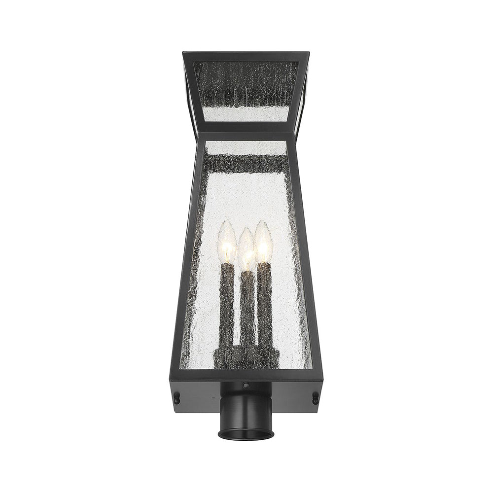 Millford Outdoor Post Light in Detail.