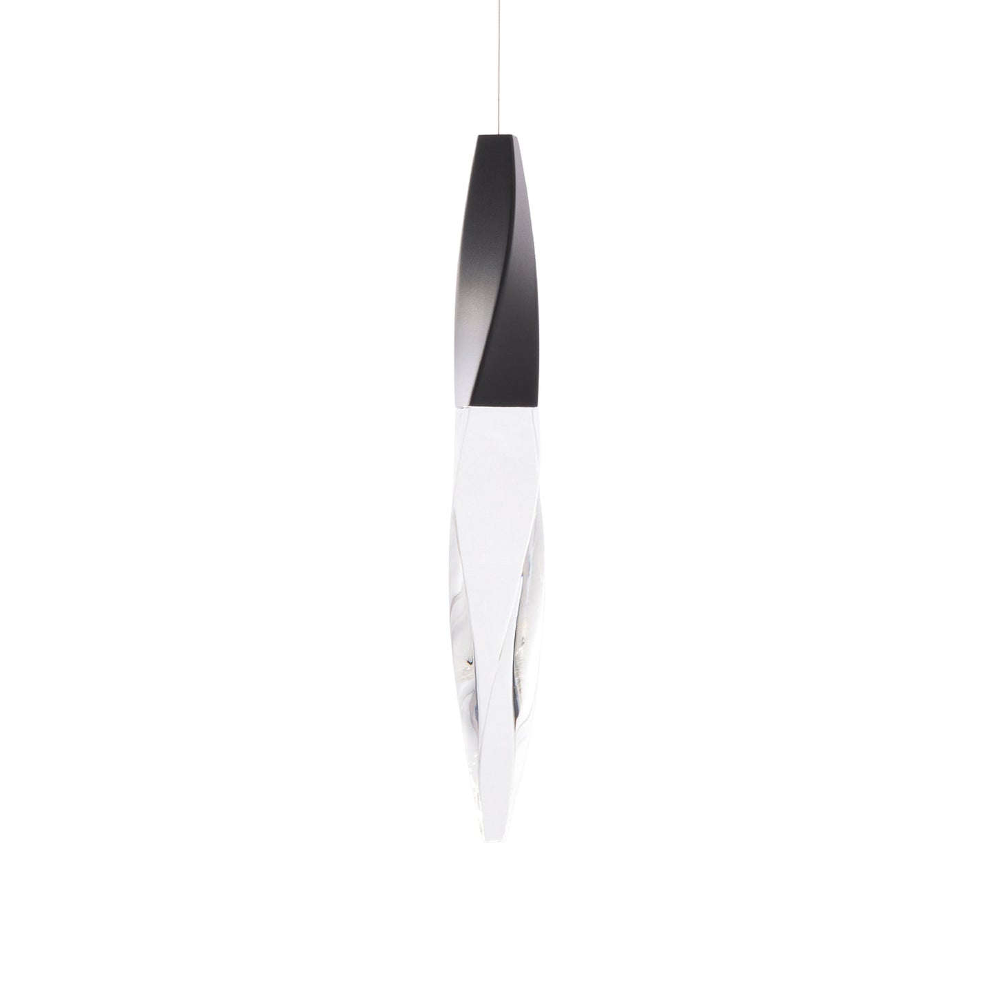 Kindjal LED Mini Pendant Light in Black (Large).