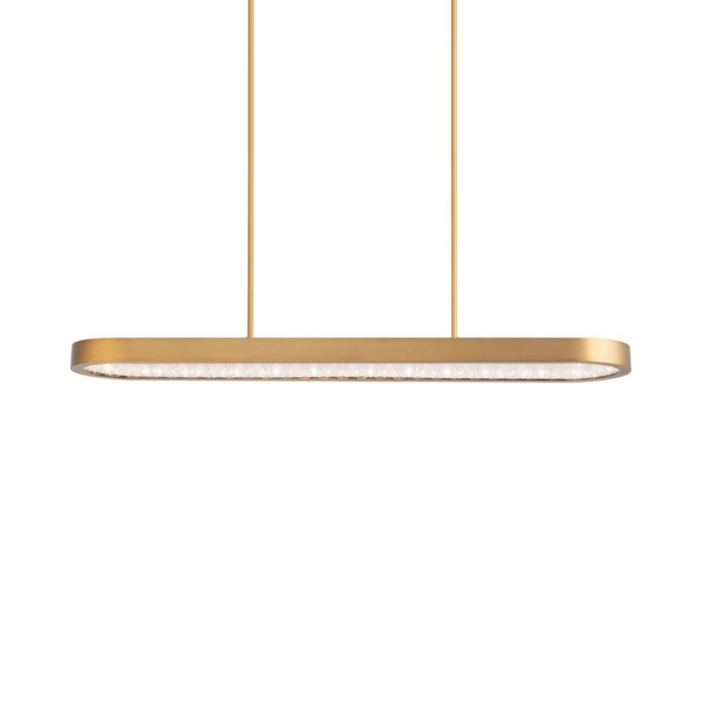 Marquis LED Multi Light Pendant Light in Aged Brass.