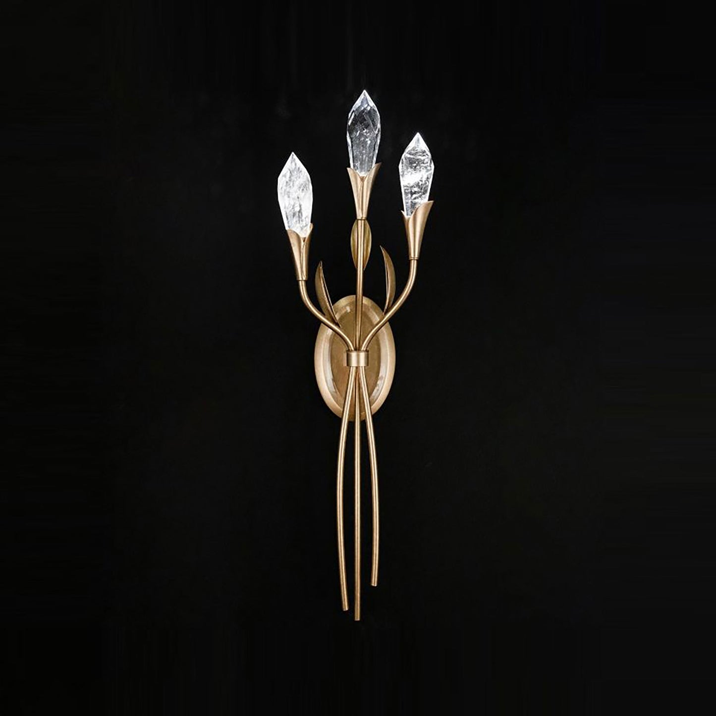 Secret Garden LED Wall Light in French Gold.