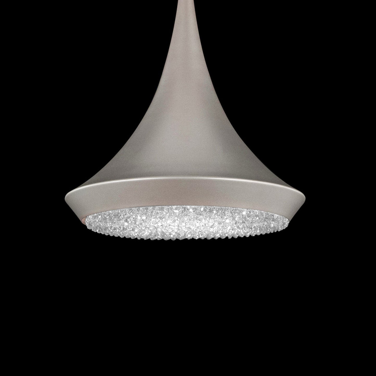 Verita LED Pendant Light in Soft Silver (Large).