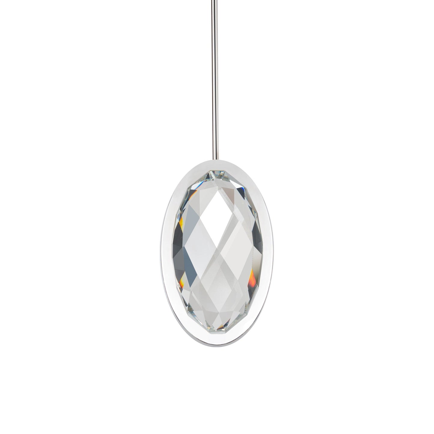 Wonder LED Mini Pendant Light in Polished Nickel.