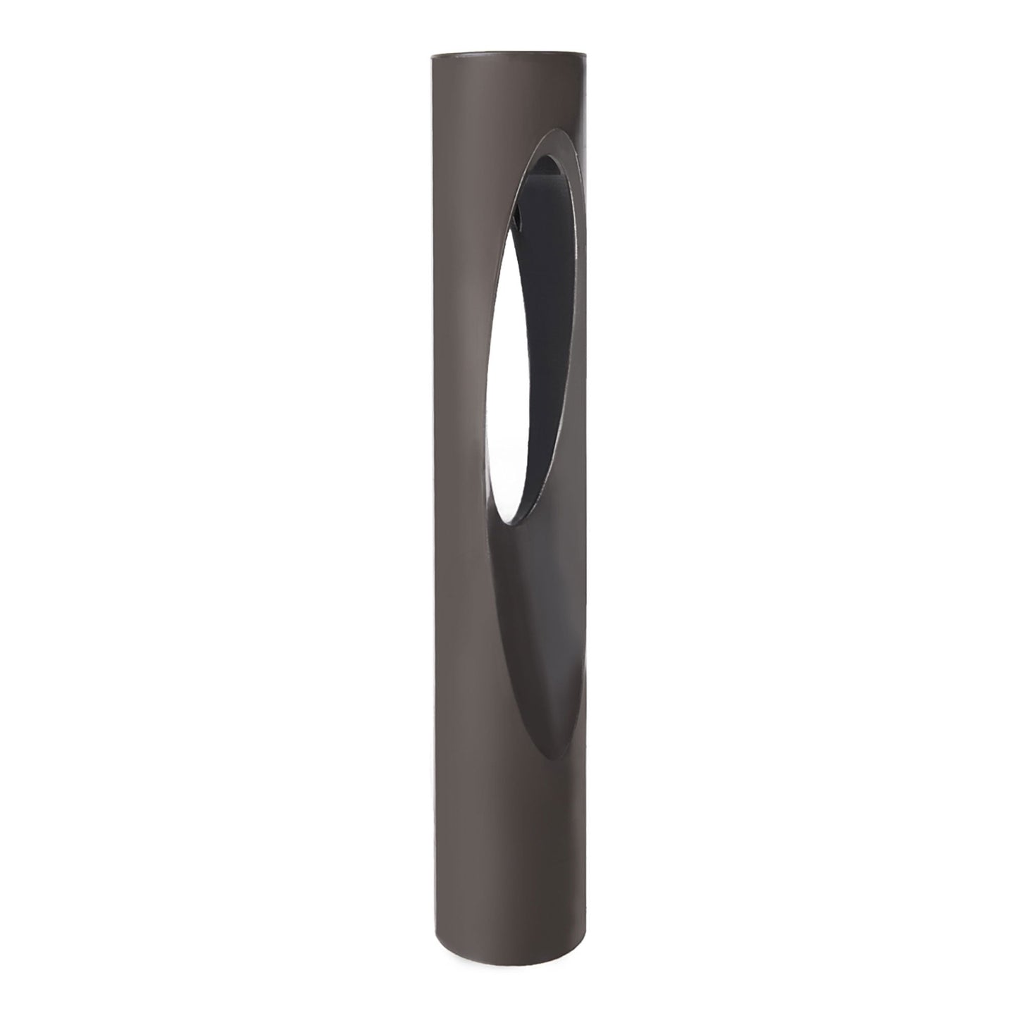 Scoop LED Bollard in Bronze on Aluminum.
