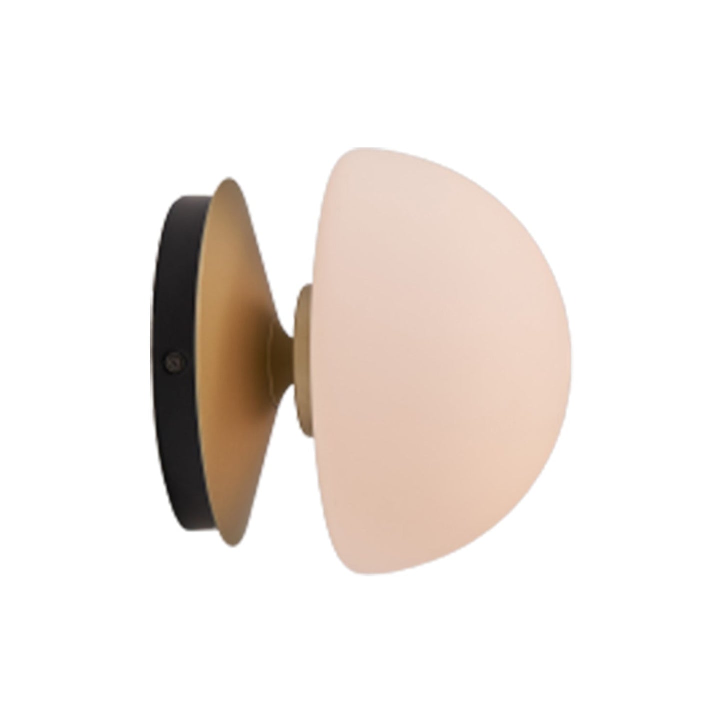 Pensee LED Wall Lamp in Champagne Gold.