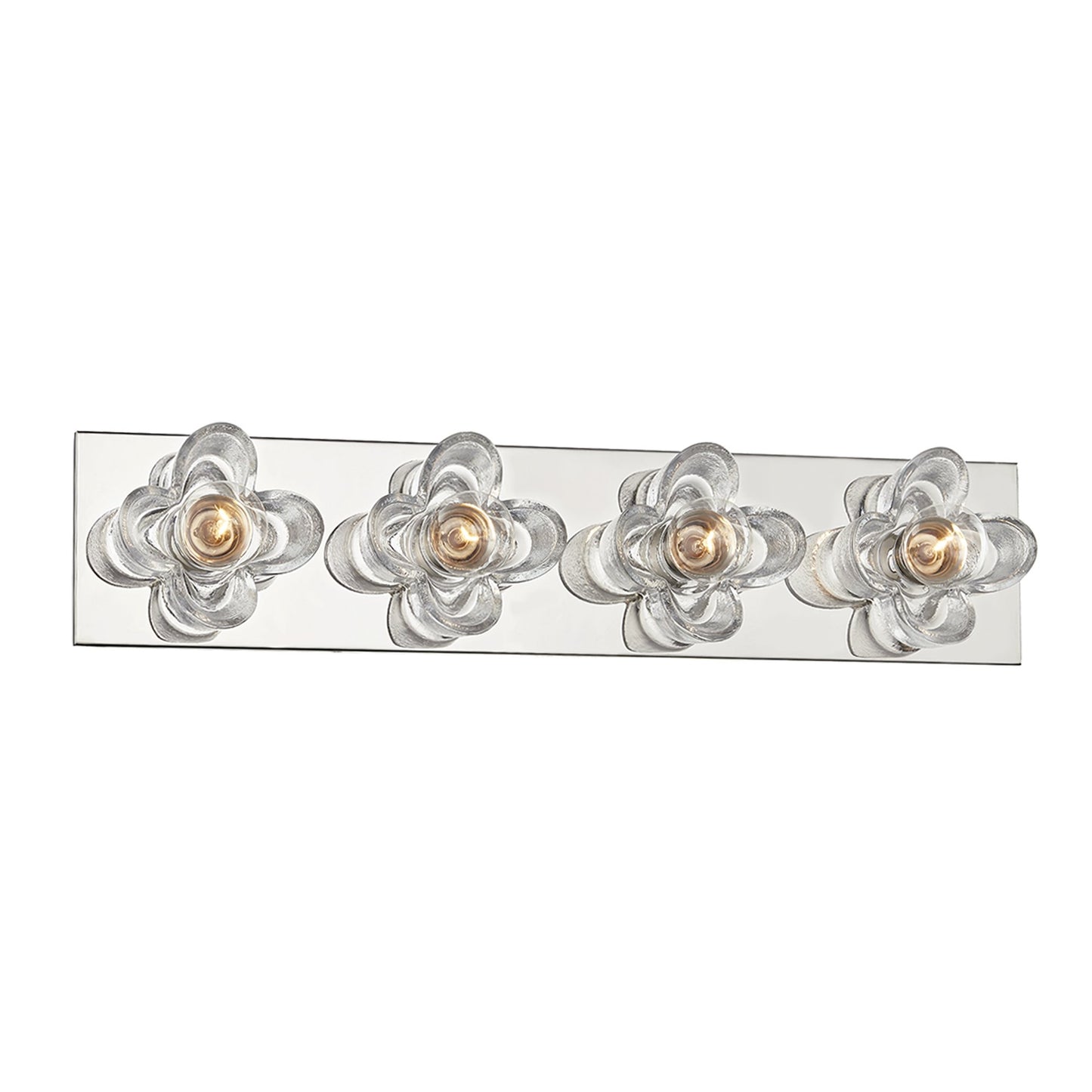 Shea Bath Wall Light in Polished Nickel (4-Light).